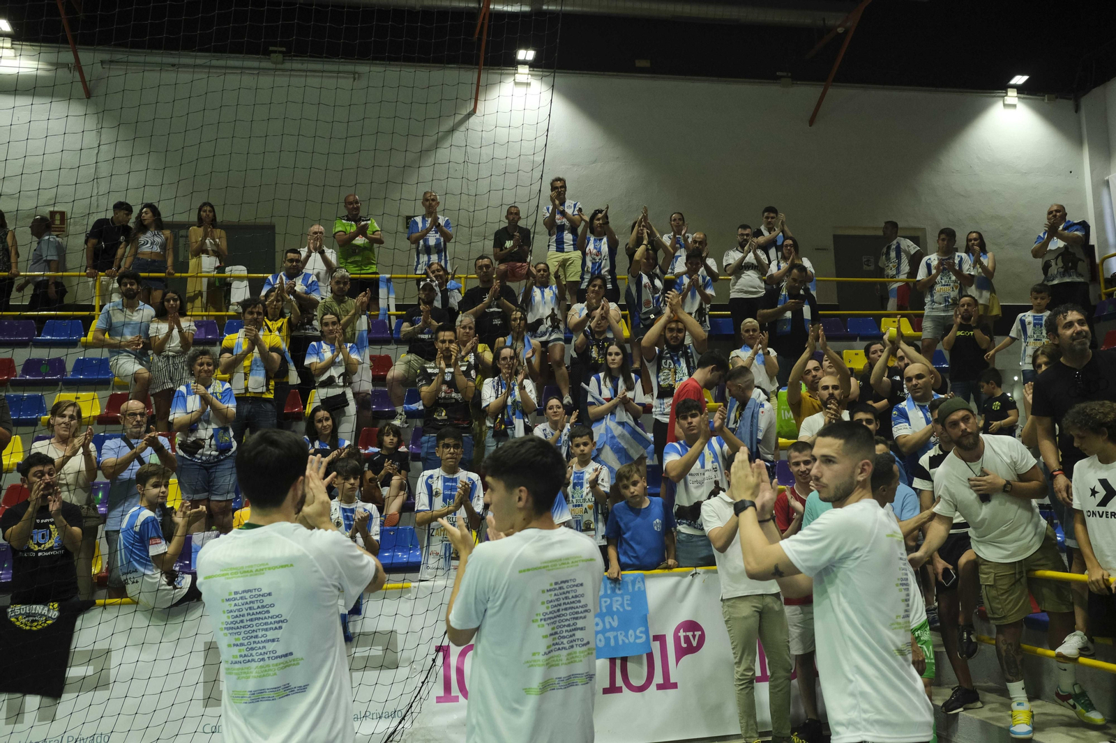 La fiesta del ascenso del BeSoccer UMA Antequera, en imágenes