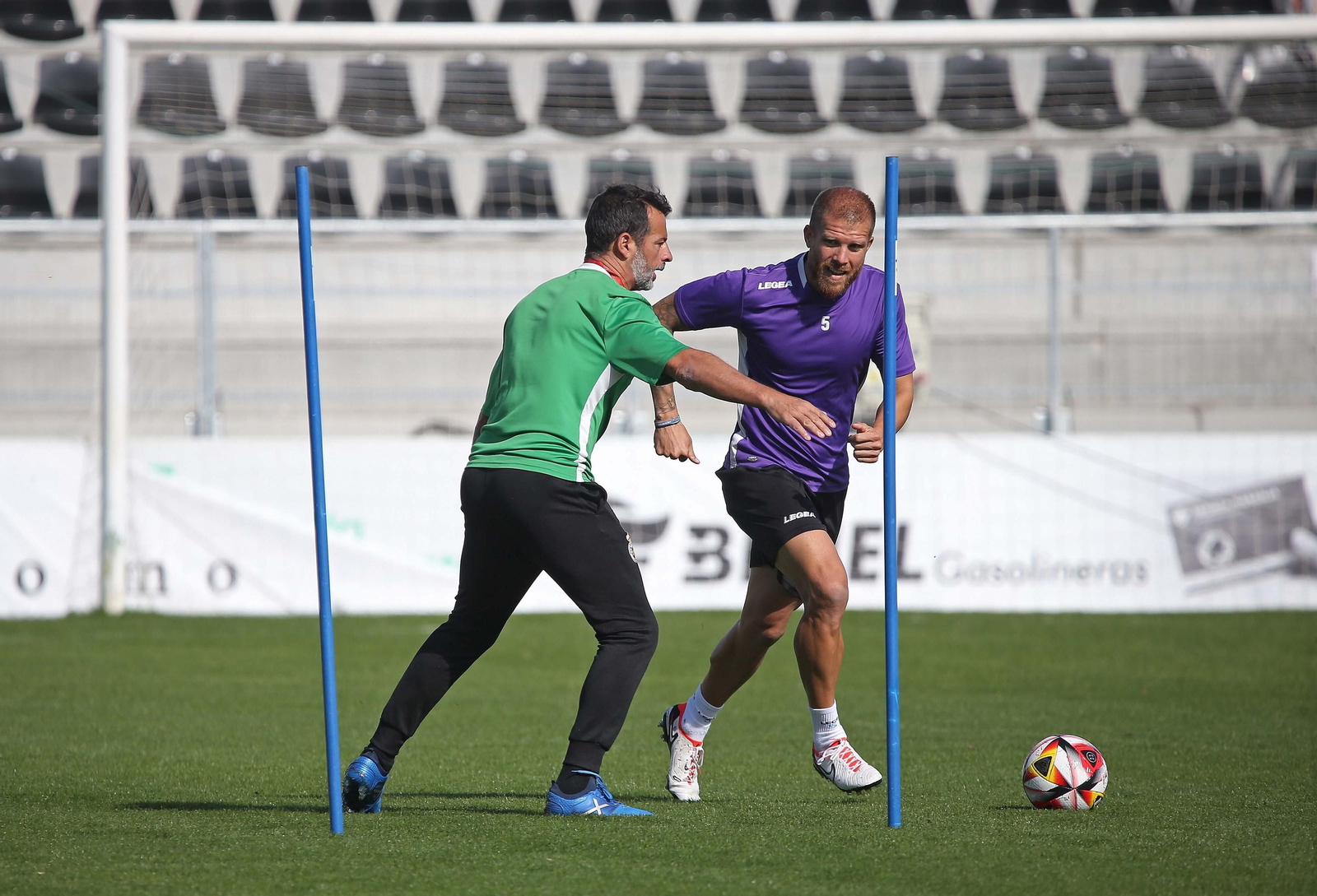 Fotos del entrenamiento de la Balona