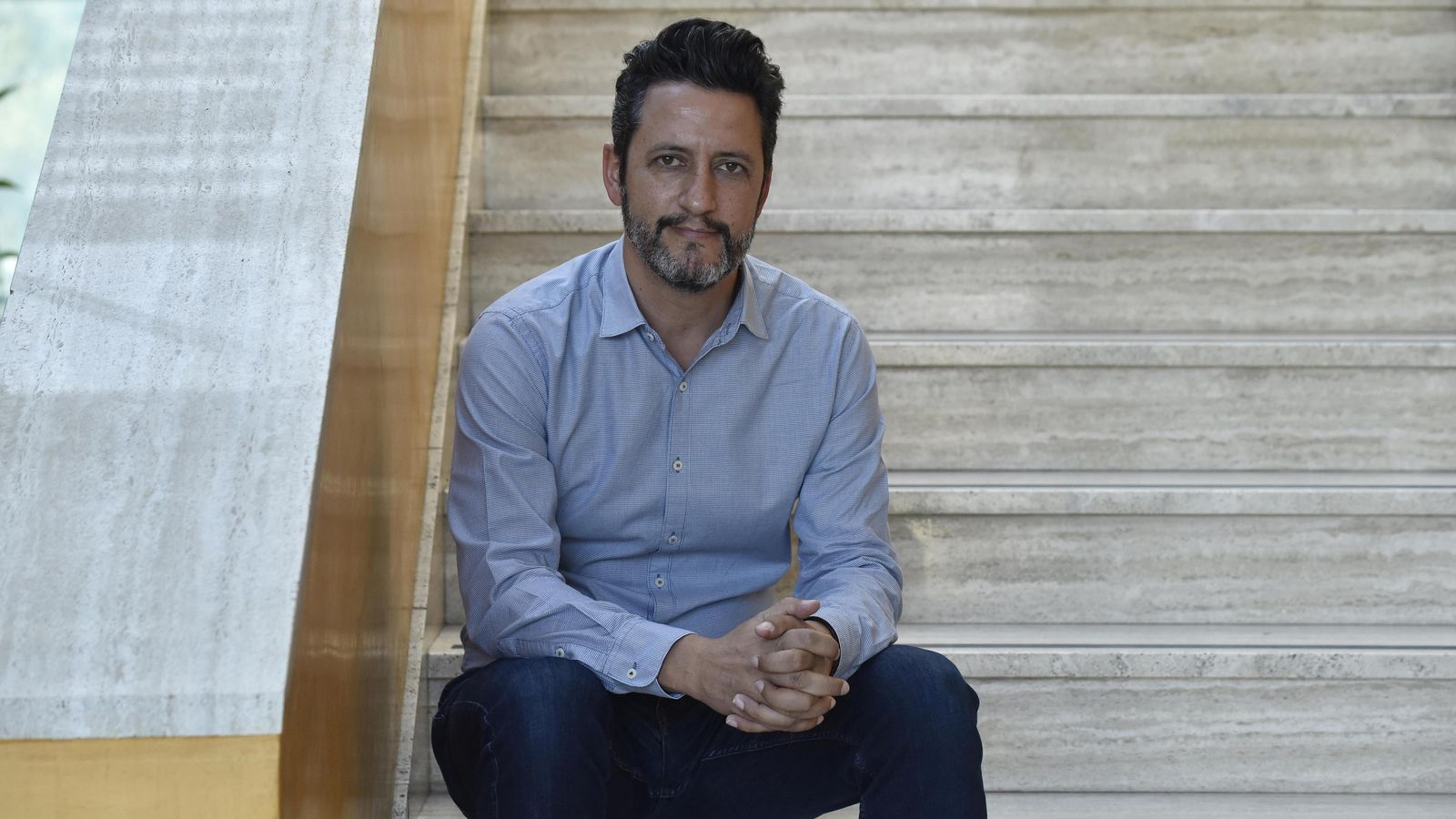 David Moreno, durante la entrevista.