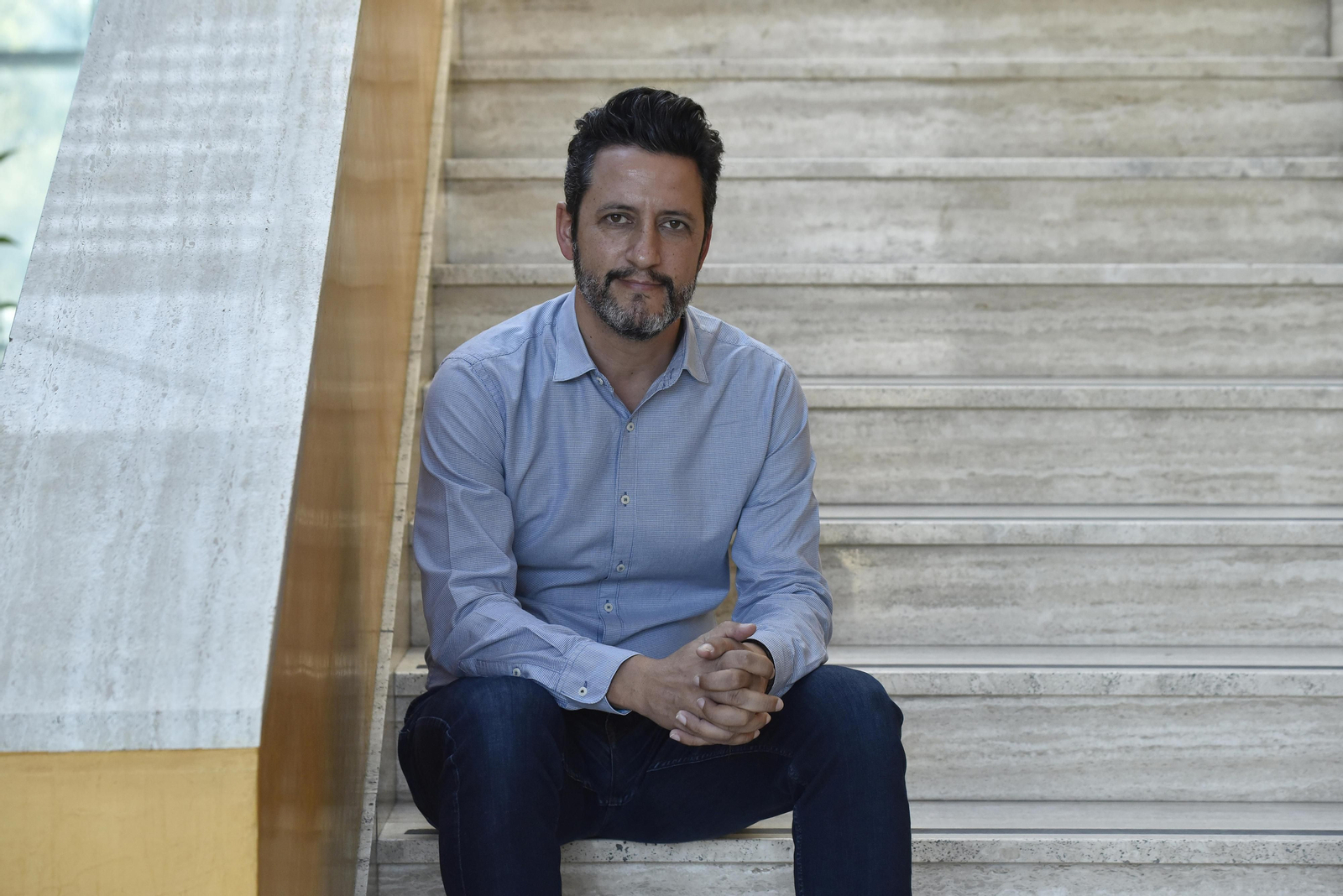 David Moreno, durante la entrevista.