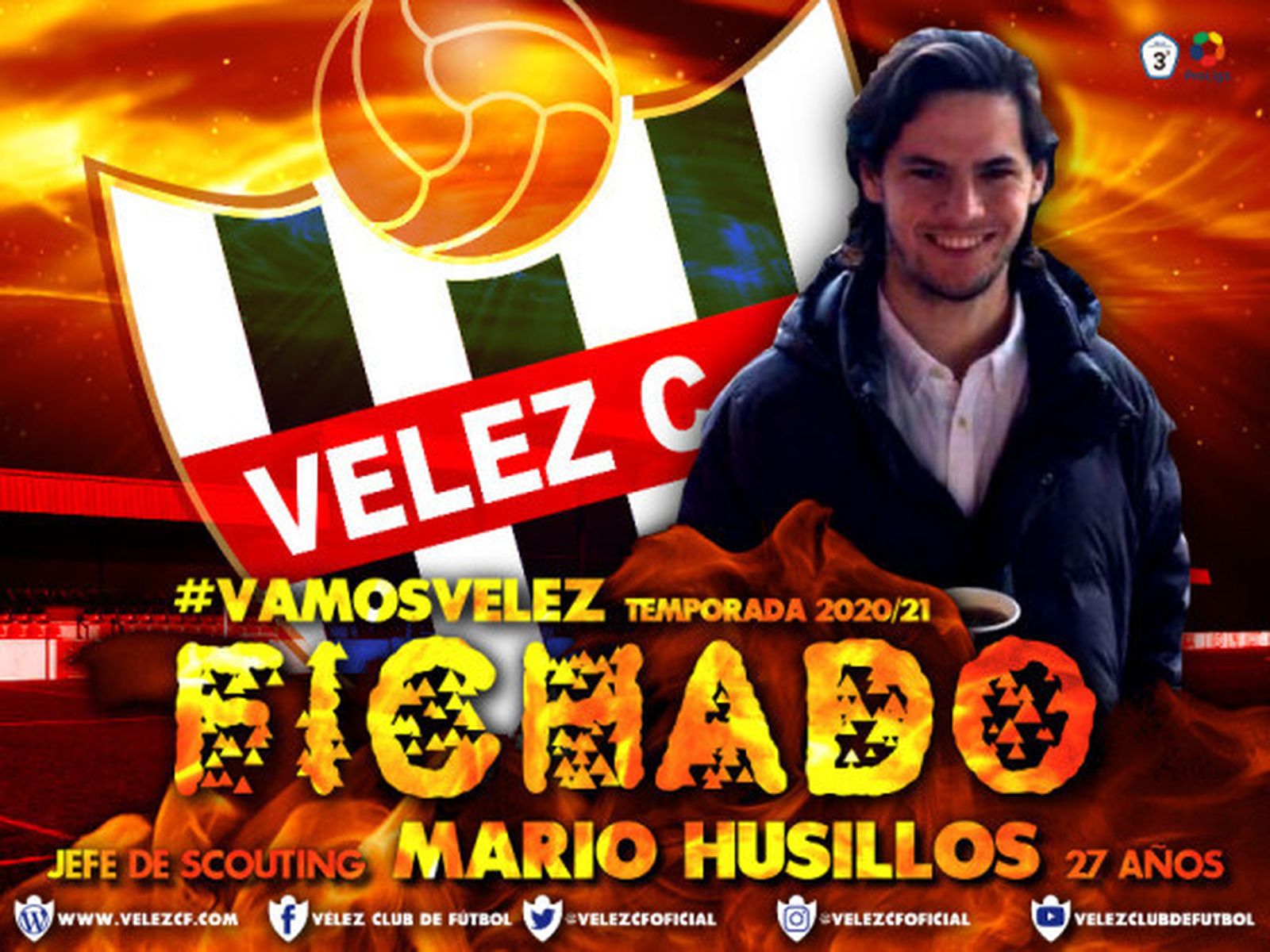 Mario Husilllos, jefe de scouting del Vélez.