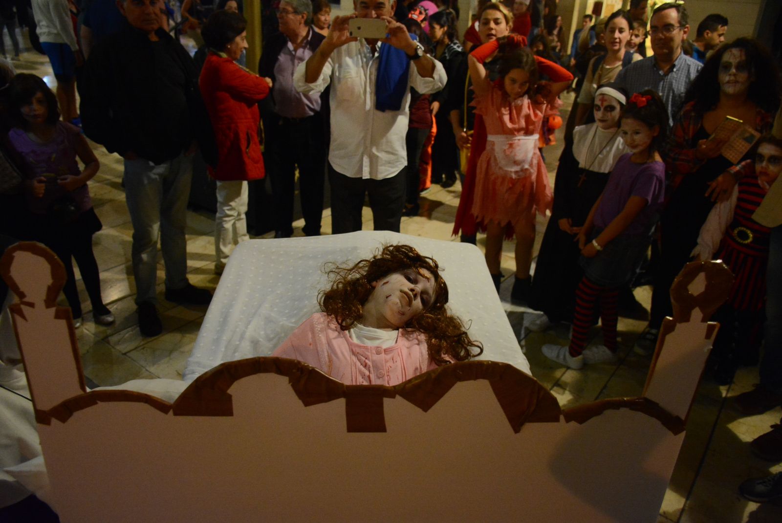 La noche de Halloween en el centro de Málaga