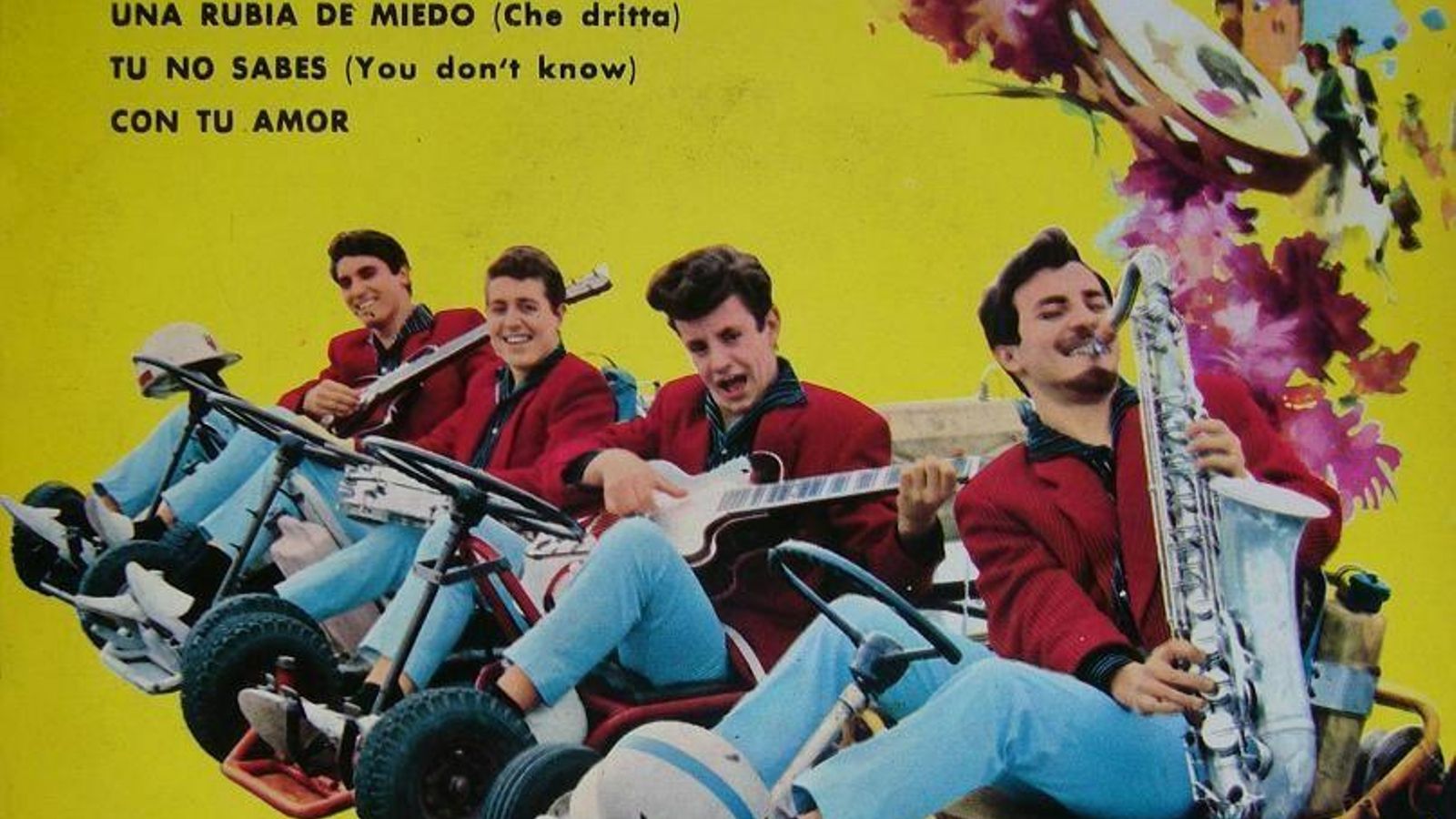 La portada de uno de los discos de los Rocking Boys