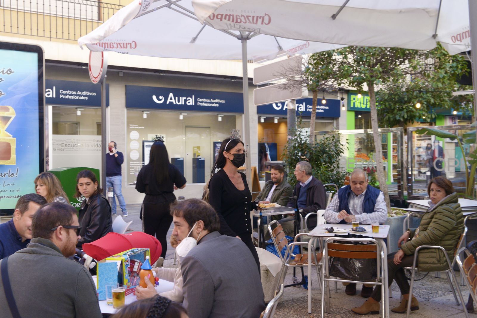Fotos de ambiente navideño en Algeciras.