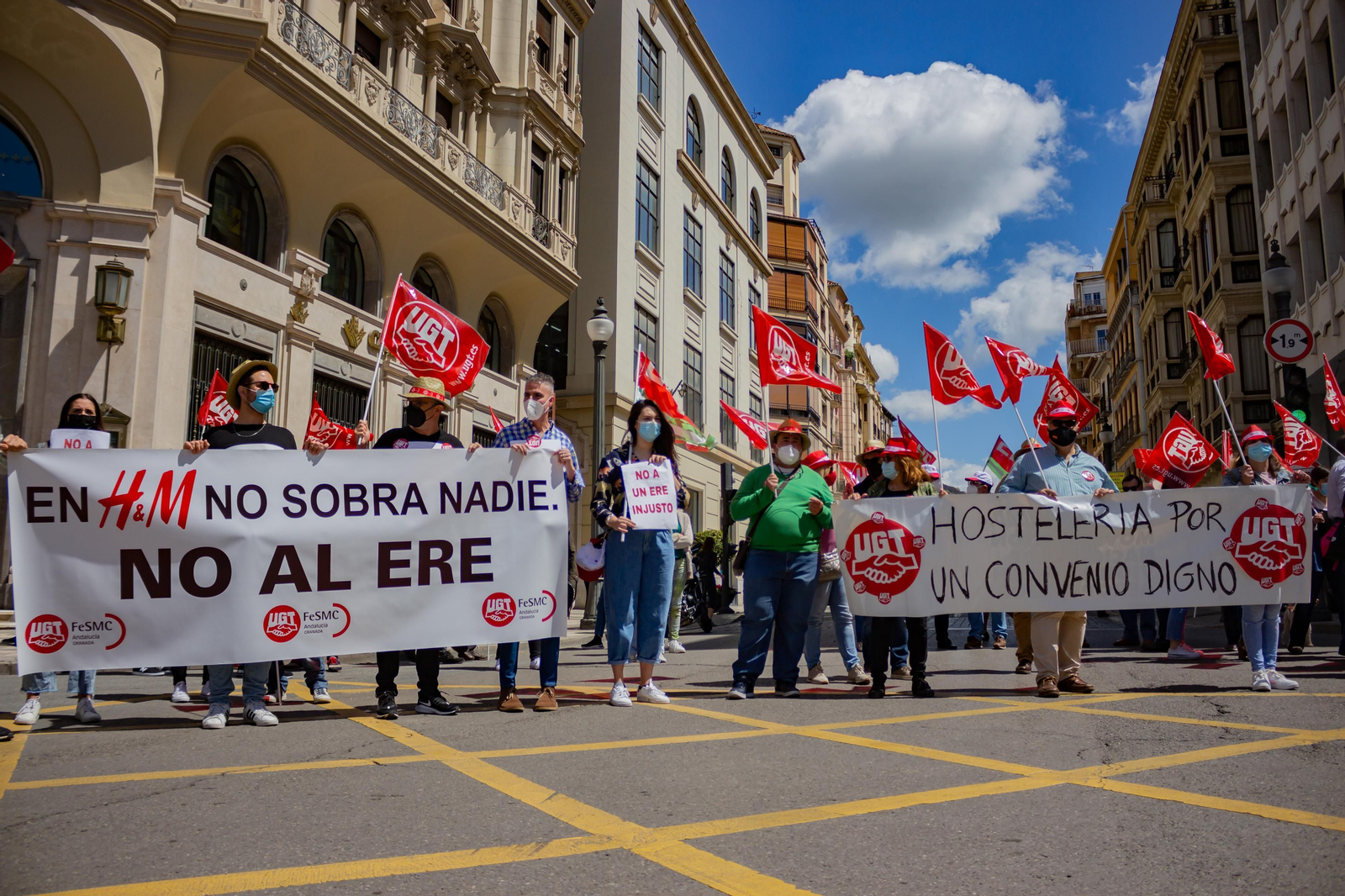 Fotos: Manifestación del 1º de Mayo en Granada