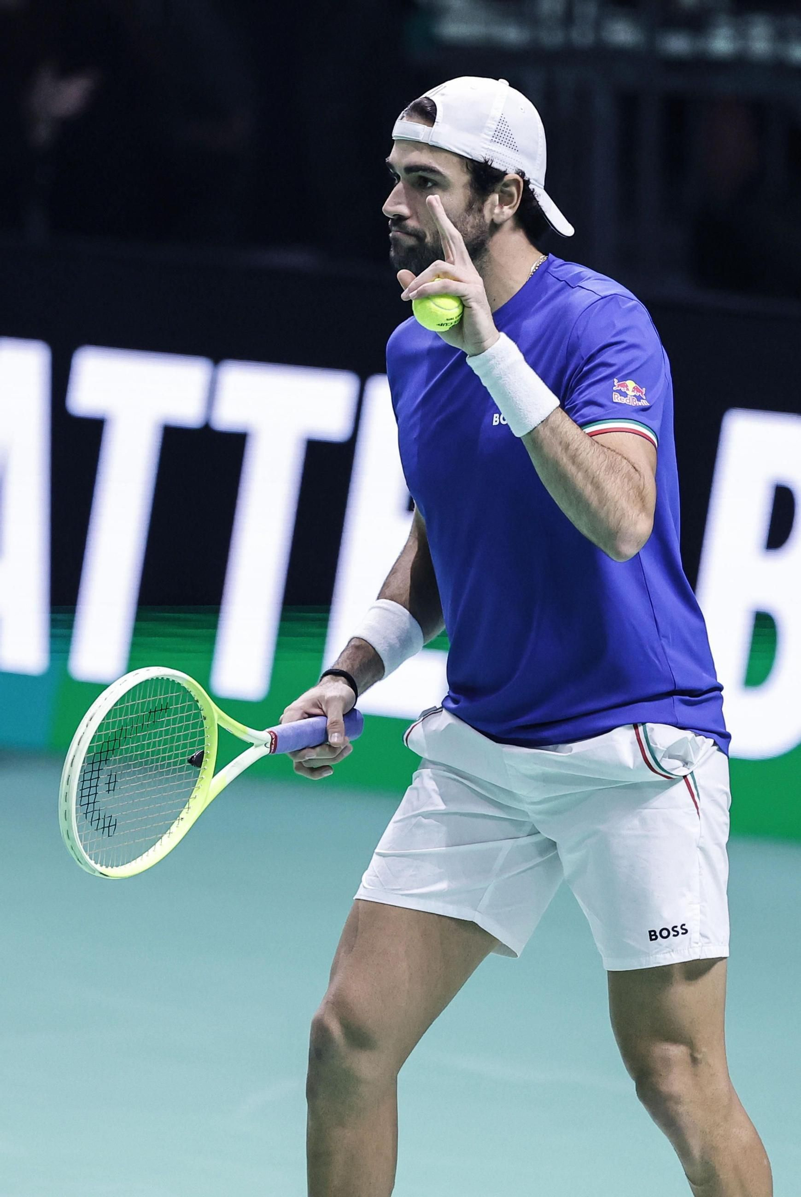 Las fotos de la final de la Copa Davis Italia-España