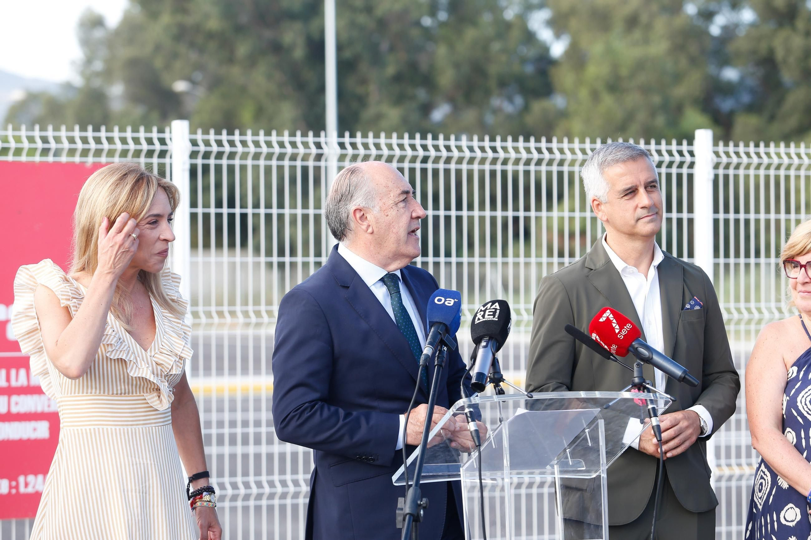 Las fotos de la inauguración de las pistas de exámenes de conducir en Algeciras