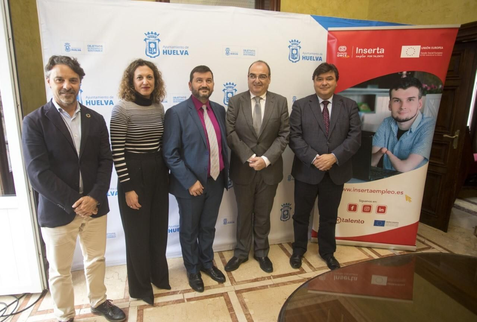 El Ayuntamiento de Huelva e Inserta Empleo firman un convenio para fomentar el empleo de las personas con discapacidad