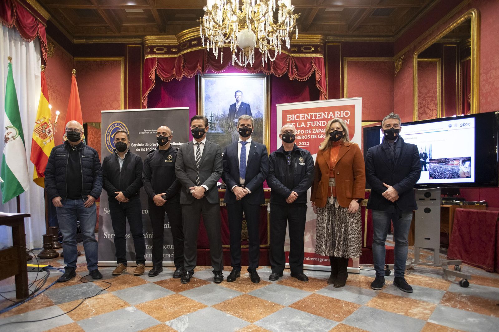 Presentación de los actos conmemorativos de los Bomberos de Granada