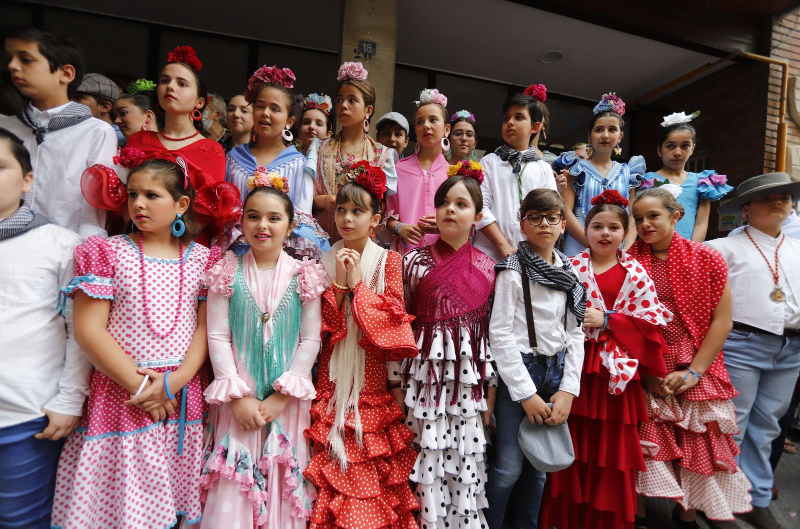 Imágenes de Emigrantes a su paso por el colegio Santo Ángel