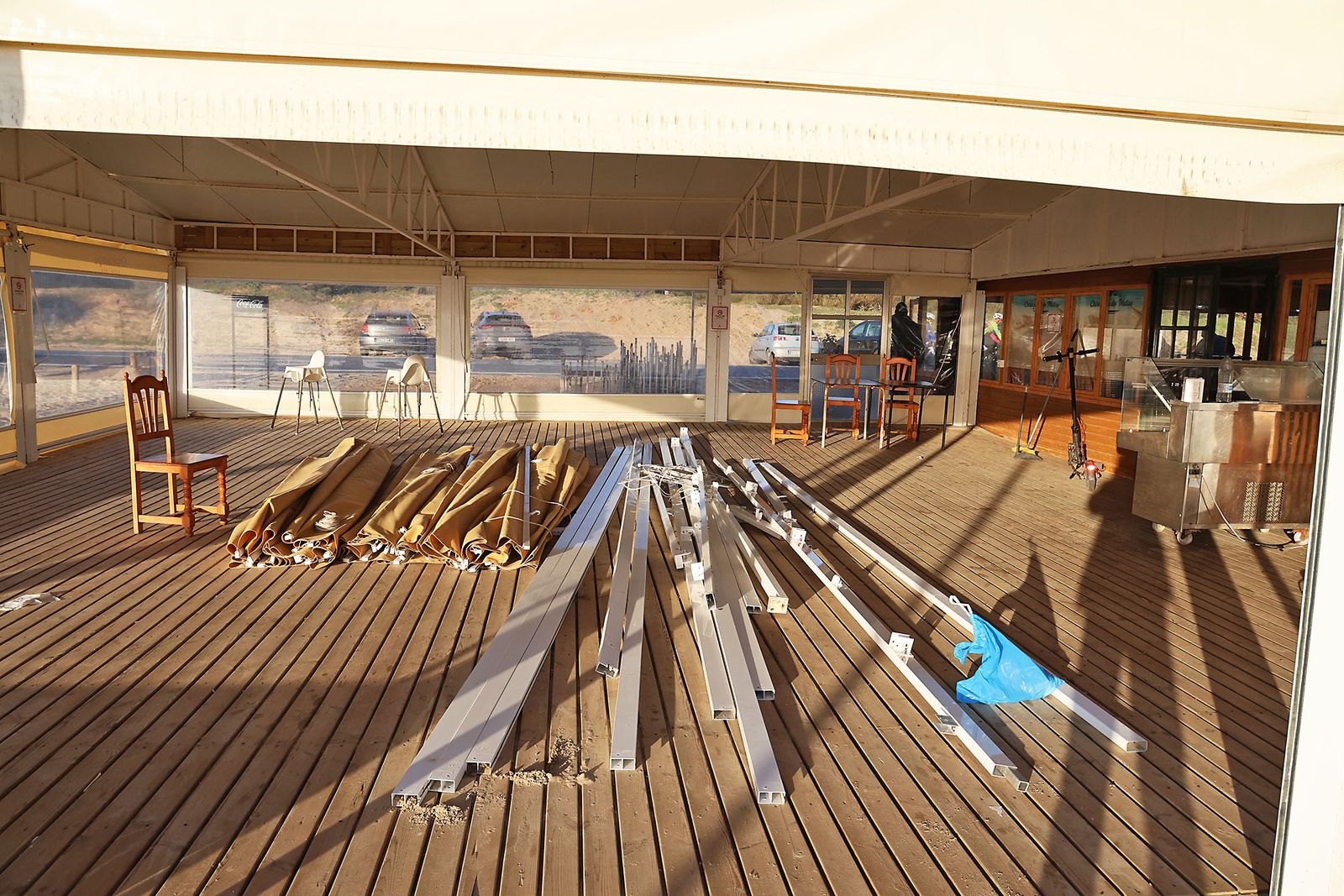 Las fotografías del cierre del chiringuito Der Matias