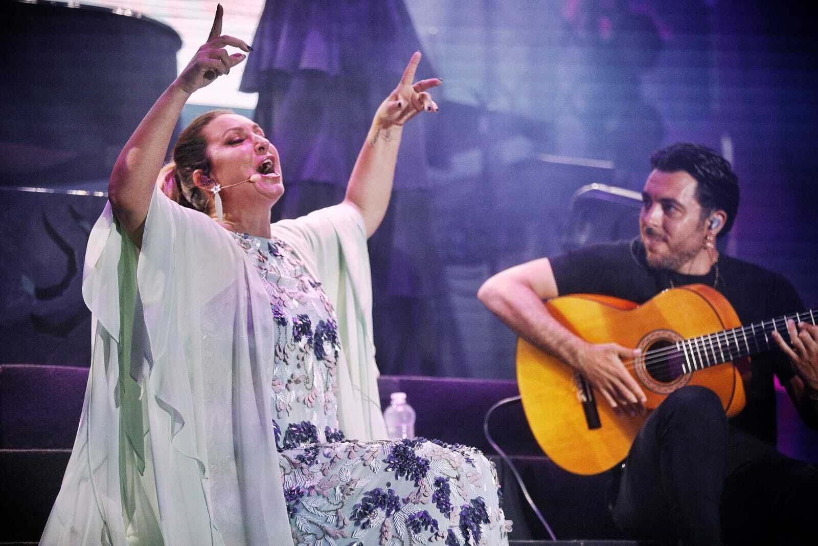Niña Pastori durante su concierto en Concert Music Festival de Sancti Petri