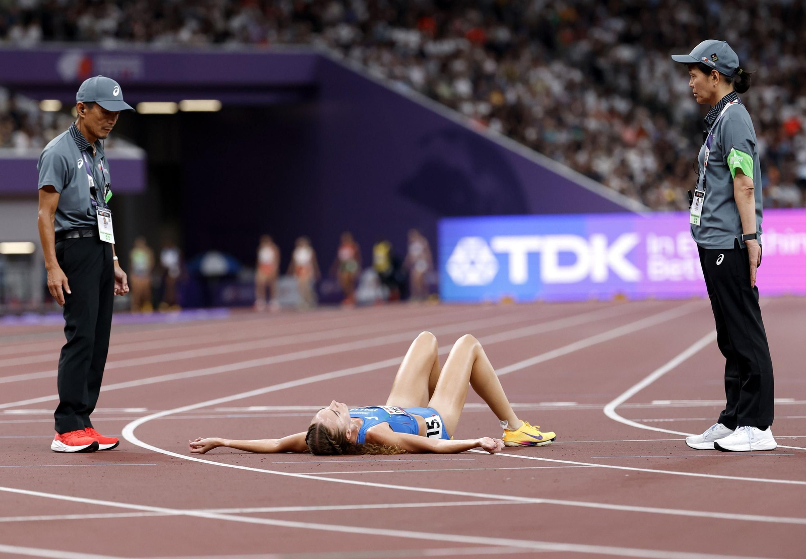 Las fotos del prometedor triunfo de Attaoui y del resto de la jornada del Mundial de Atletismo