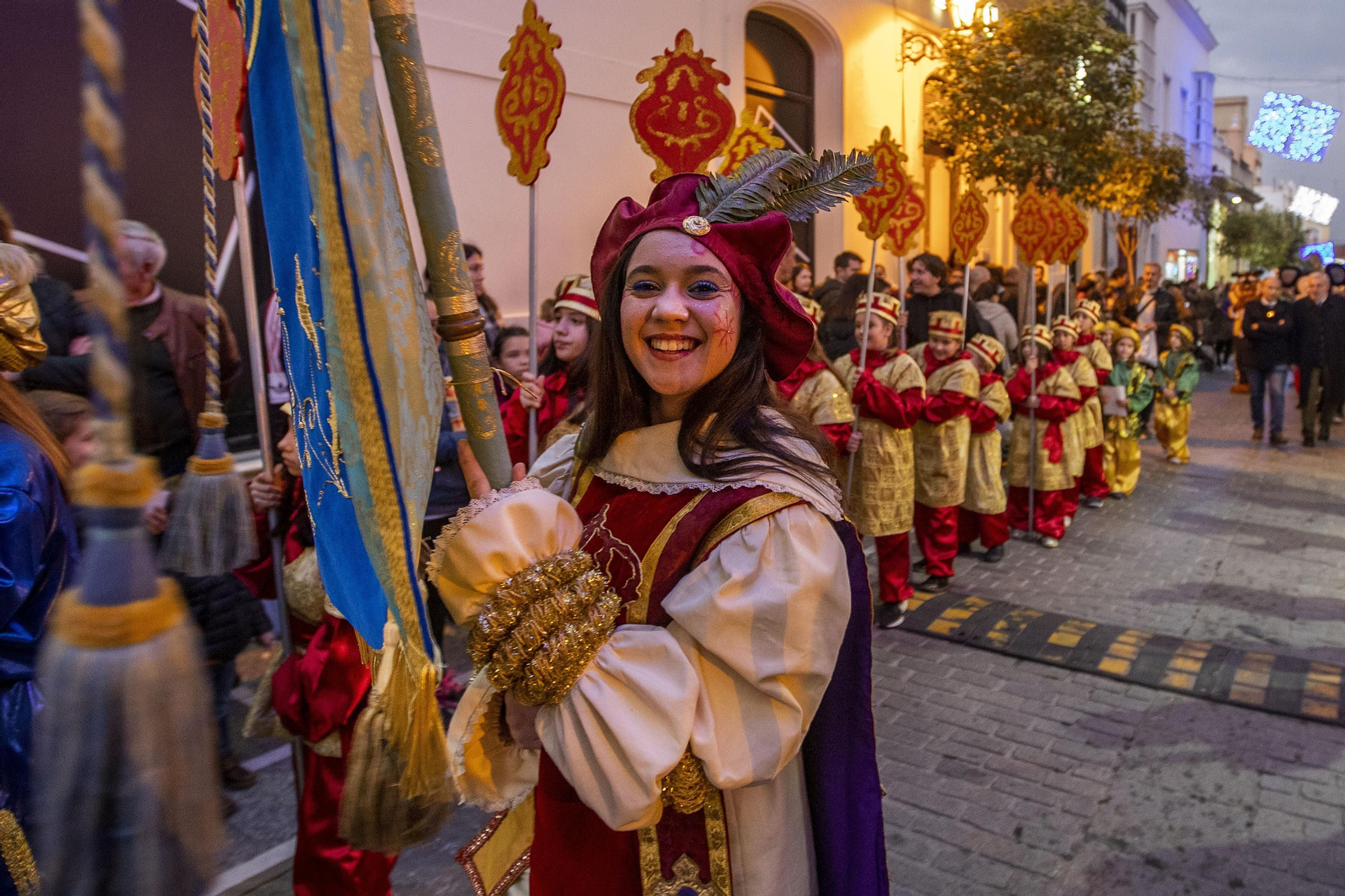 Las imágenes de la cabalgata del Heraldo de los Reyes Magos en San Fernando