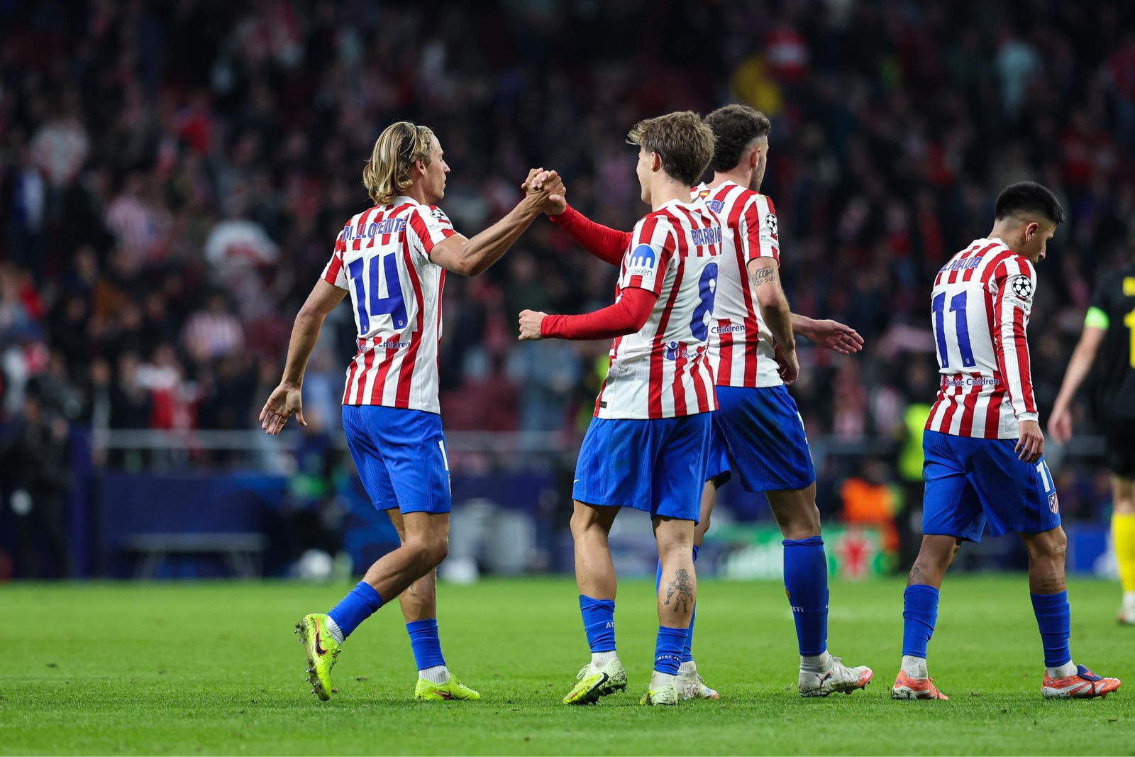 Las imágenes del Atlético de Madrid-Unión Saint-Gilloise