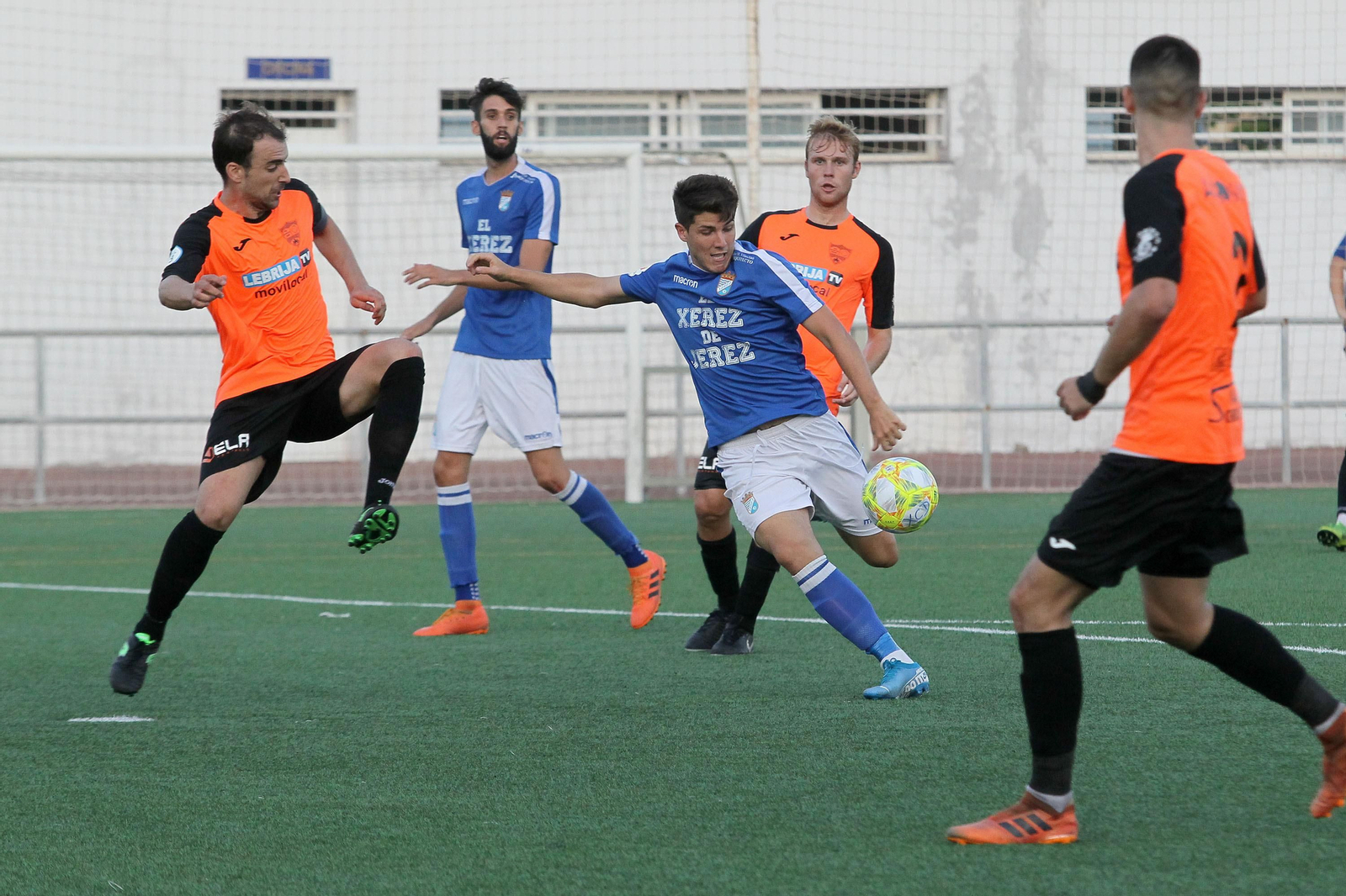 Imágenes del Xerez CD y UB Lebrijana en La Granja