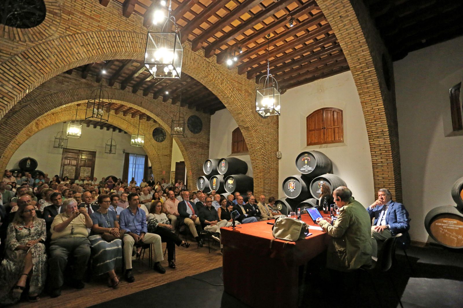 Un momento de la conferencia de Diego Ruiz Mata en el Consejo Regulador.