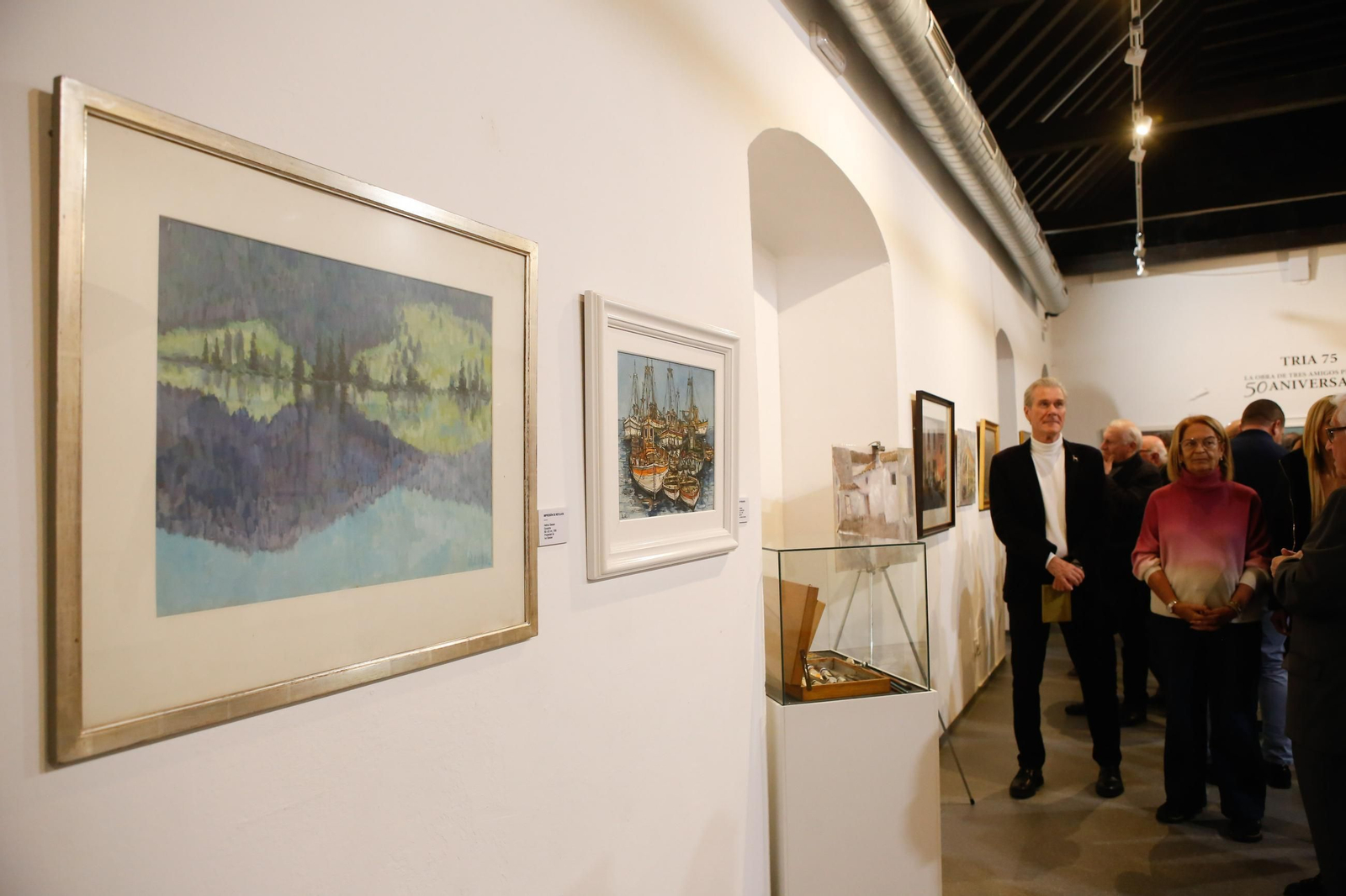 Las fotos de la inauguración de la exposición por el 50 aniversario de Tria 75