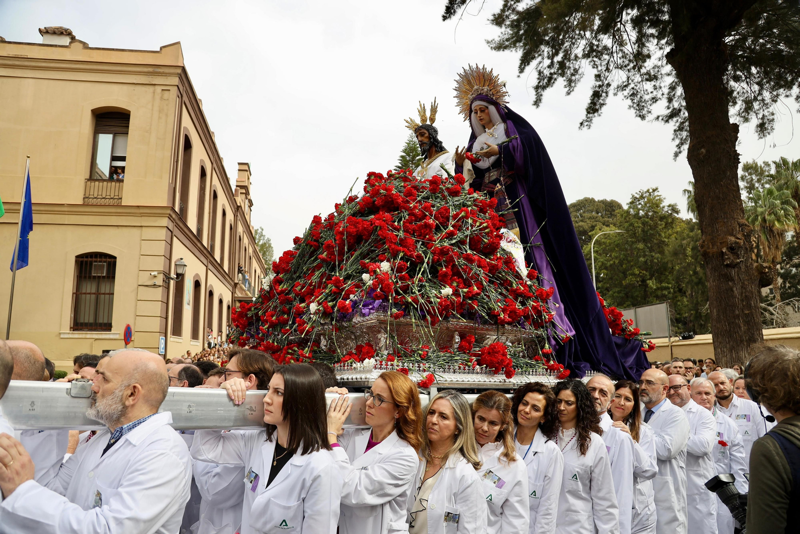 Las fotos del traslado del Cautivo el Sábado de Pasión en Málaga