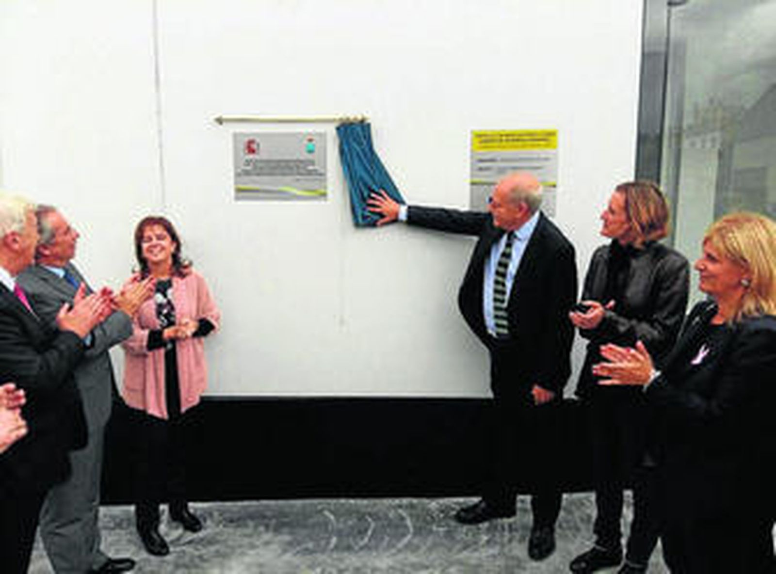 La subsecretaria del Ministerio de Hacienda, Pilar Platero, asistió ayer junto a otros responsables a la inauguración.