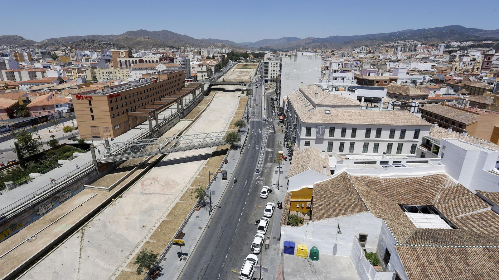 Imagen cenital de Pasillo Santa Isabel.