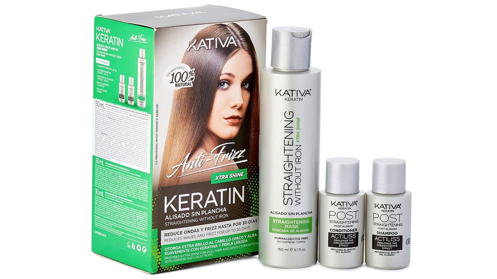 KATIVA Keratin Anti Frizz Xtra Shine