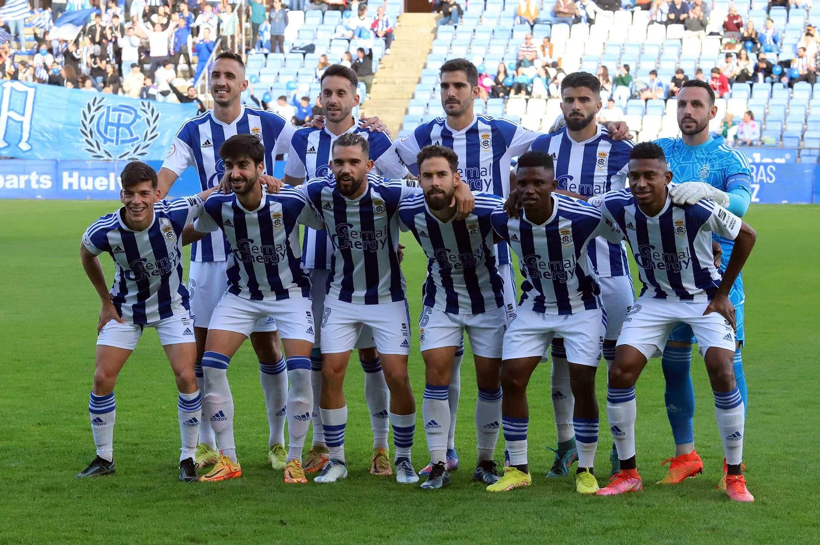 Once que presentó el Recre el domingo ante el Sevilla Atlético (1-1).