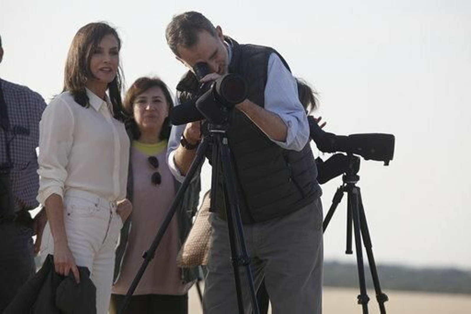 Imágenes de Don Felipe y Doña Letizia en su visita a Doñana