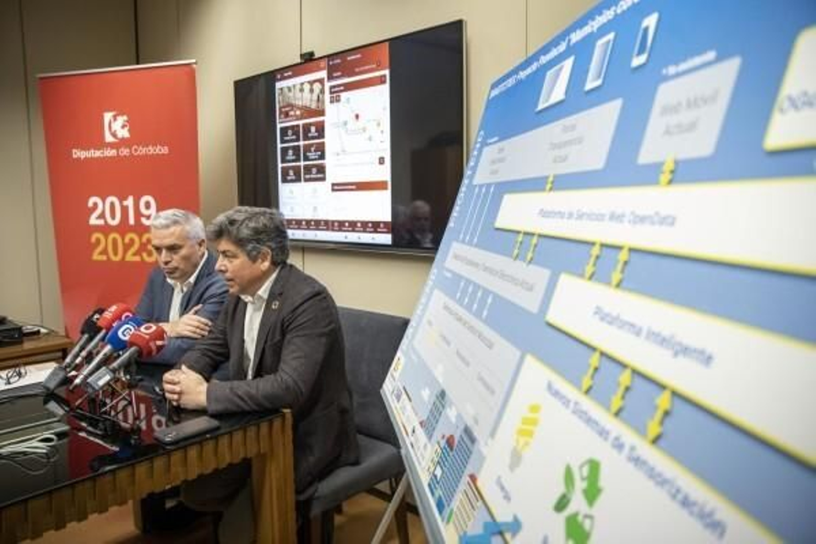 Un momento de la presentación del proyecto.