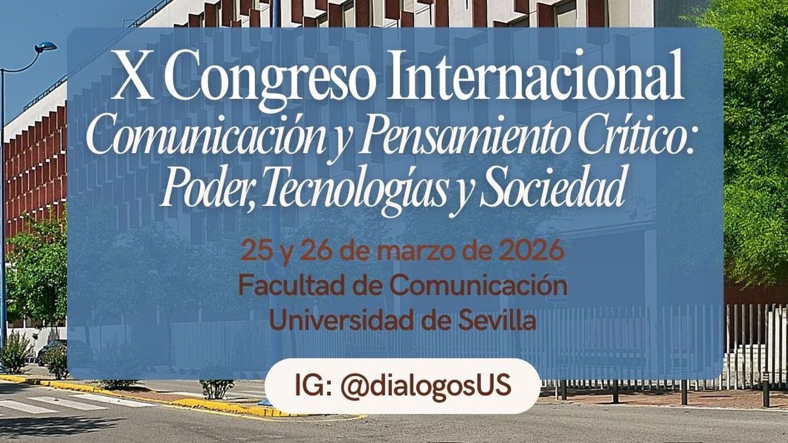 Décimo Congreso Internacional de Comunicación y Pensamiento Critico del ...
