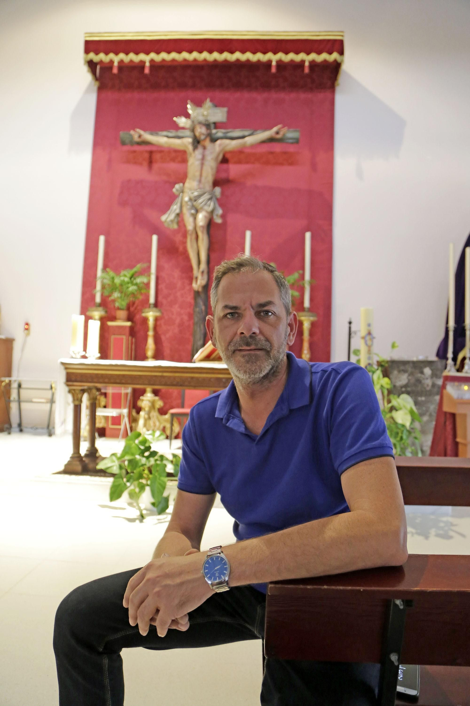 Daniel Muñoz, hermano mayor de la Hermandad de la Sed.