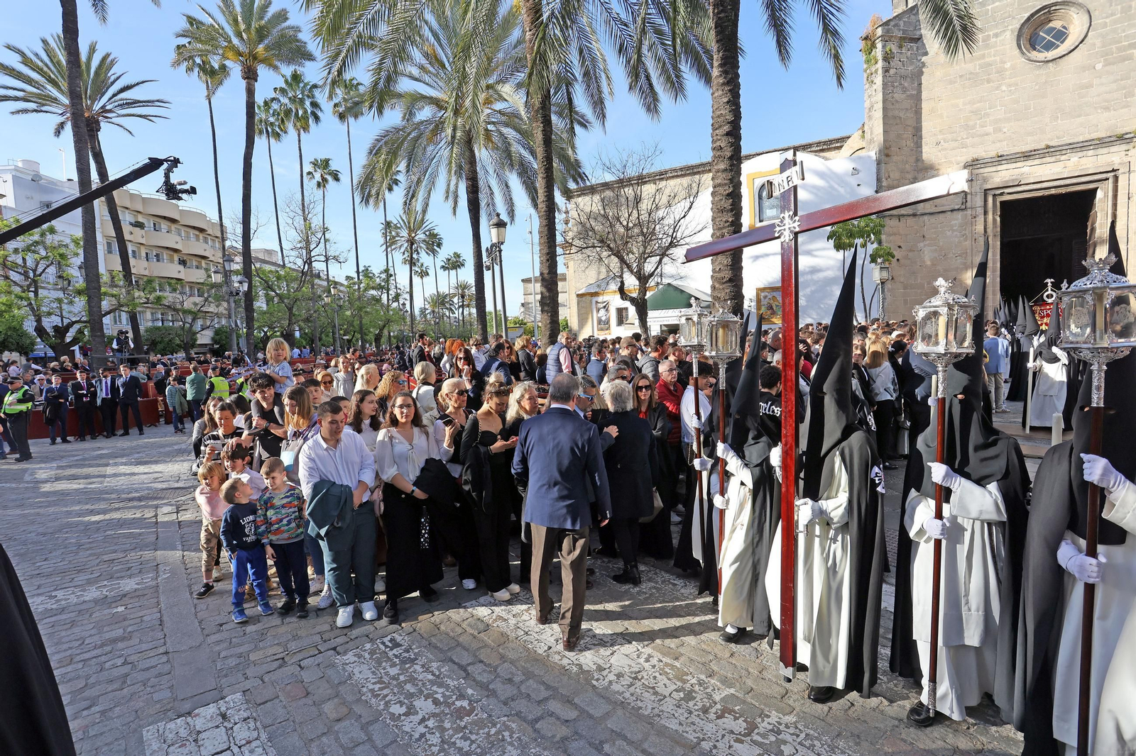 Imágenes de la Hermandad de la Oración en el Huerto del Jueves Santo de Jerez 2025