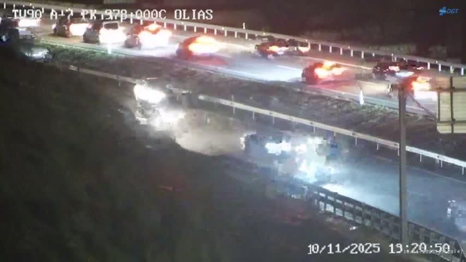 Kilómetro 9787 de la A-7 hacia Málaga.