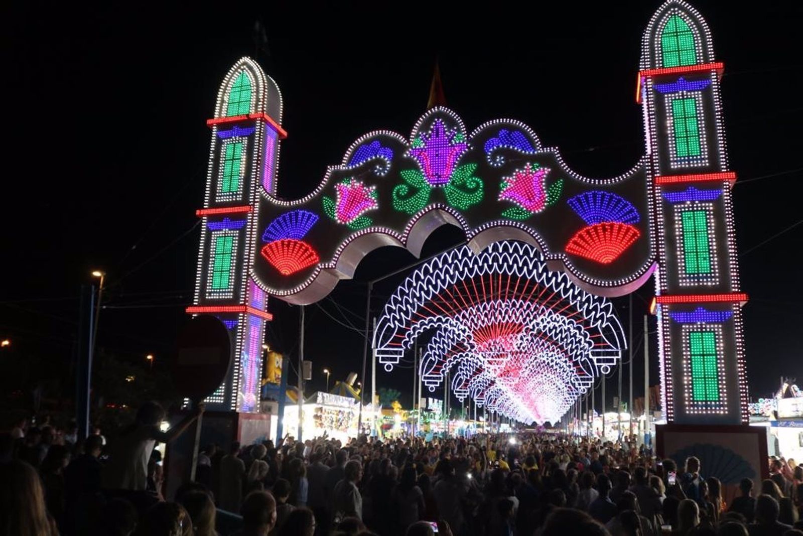 Alumbrado Feria de La Cala de Mijas.