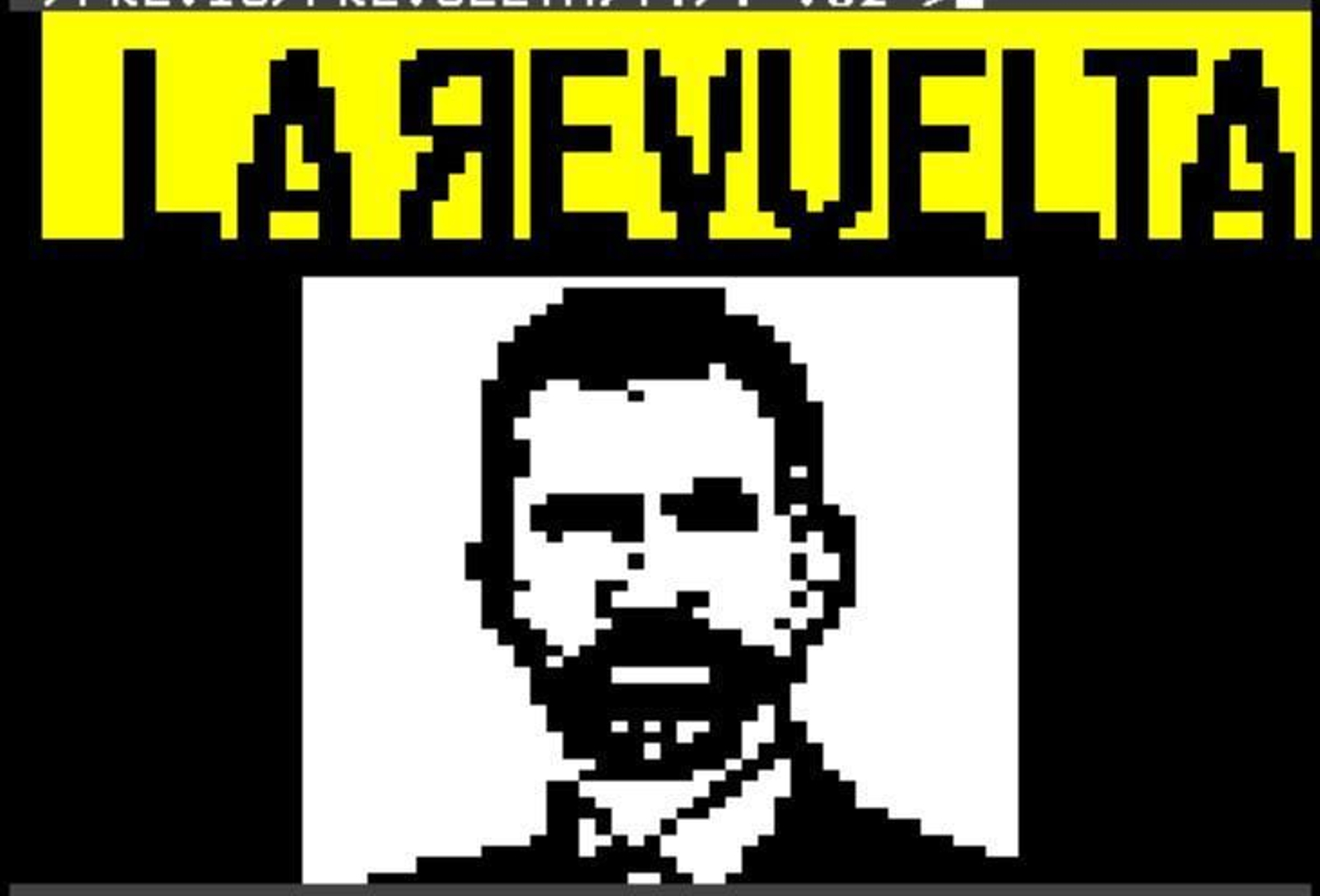 El retrato de Felipe VI realizado con teletexto.