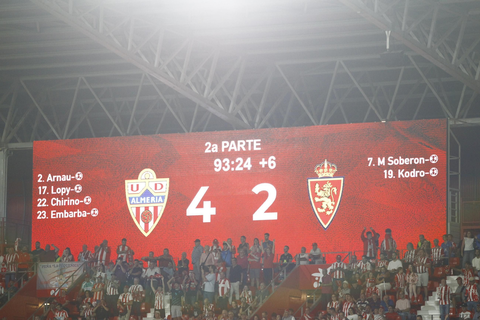 Las fotos del partido U.D. Almería-Real Zaragoza