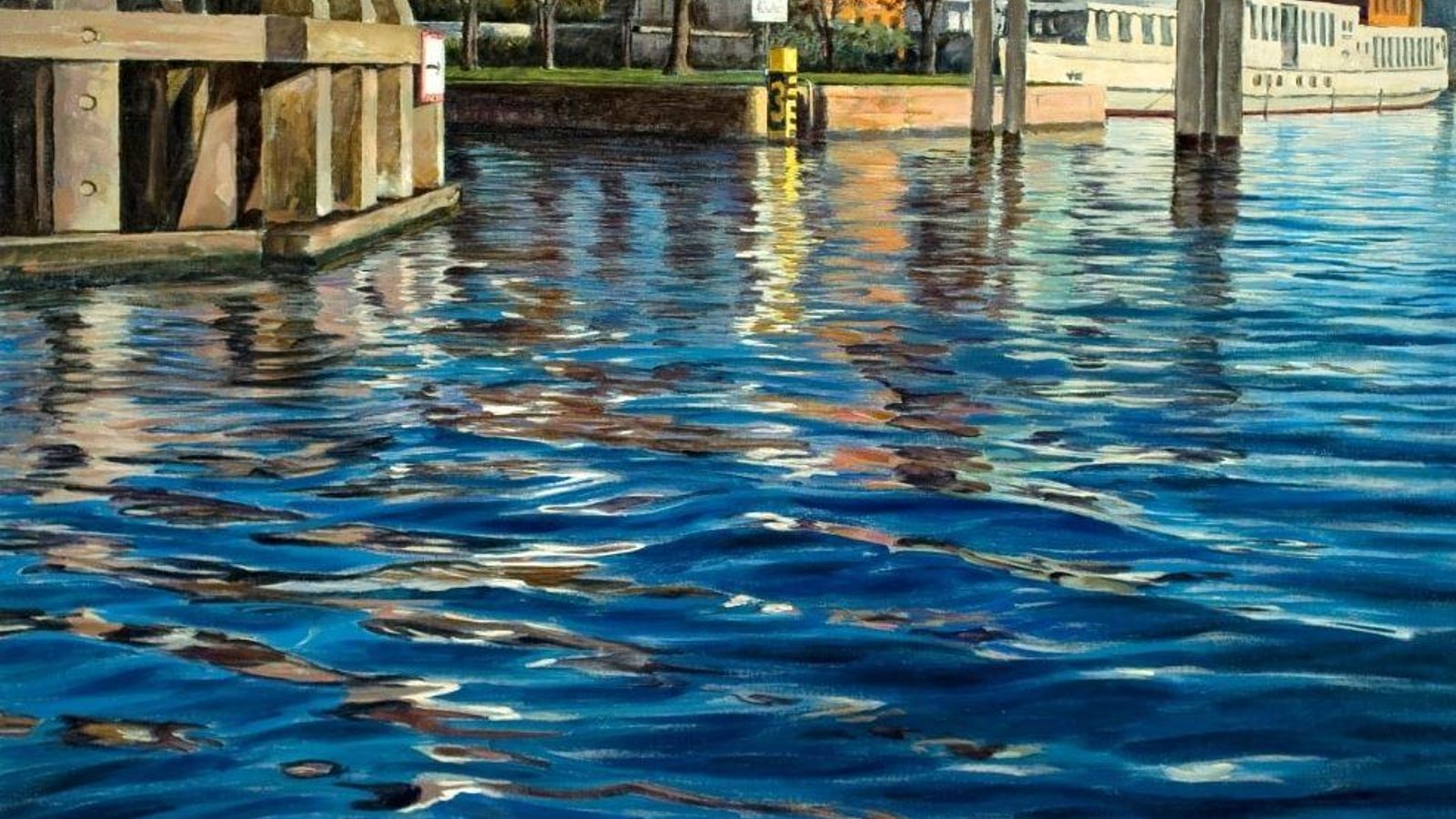 'Reflejos en Amsterdam III', obra de Juan Fernández. 'Reflejos en Amsterdam III', obra de Juan Fernández.