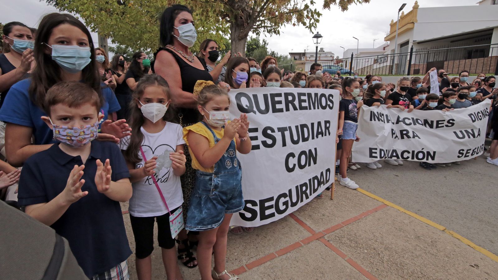 Irene Garcia visita el CEIP Guadalete de El Torno