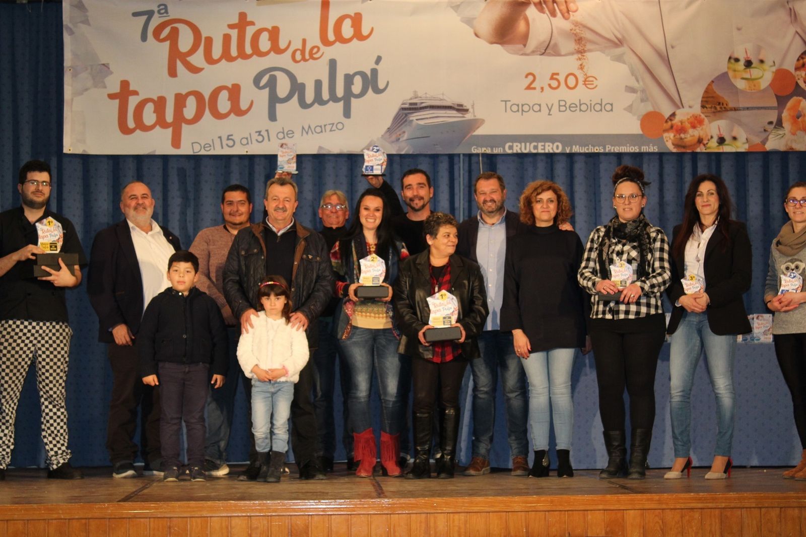 Entrega de premios de la VII Ruta de la Tapa de Pulpí.
