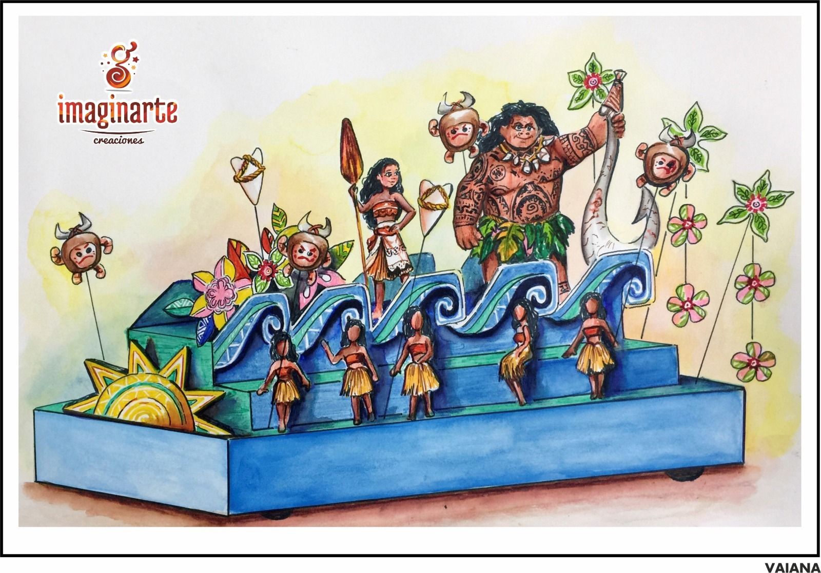 Así son las carrozas de la gran cabalgata de Carnaval de San Fernando 2020