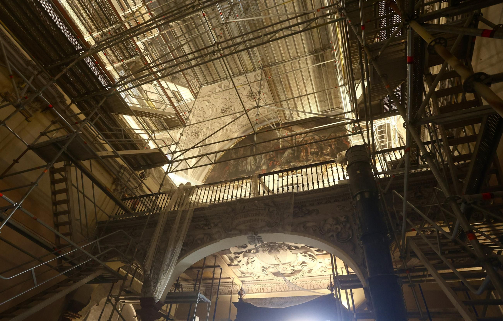 Obras en la Iglesia de La Caridad
