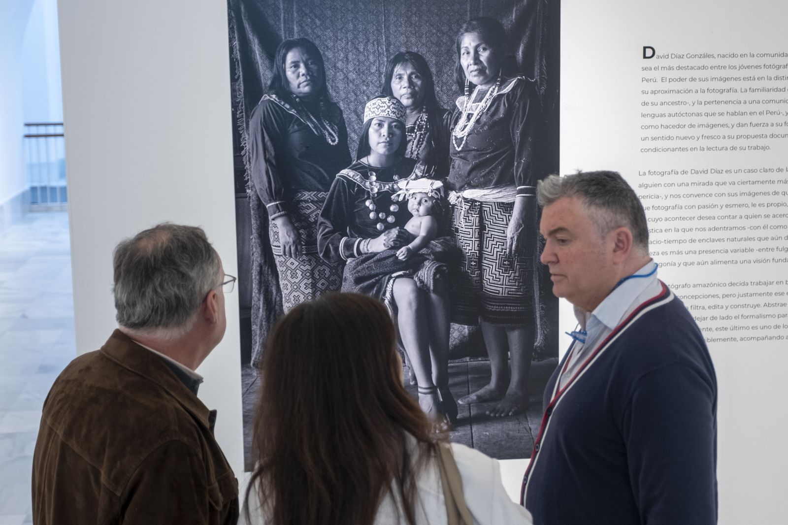 Un momento de la inauguración de las exposiciones en el ECCO.