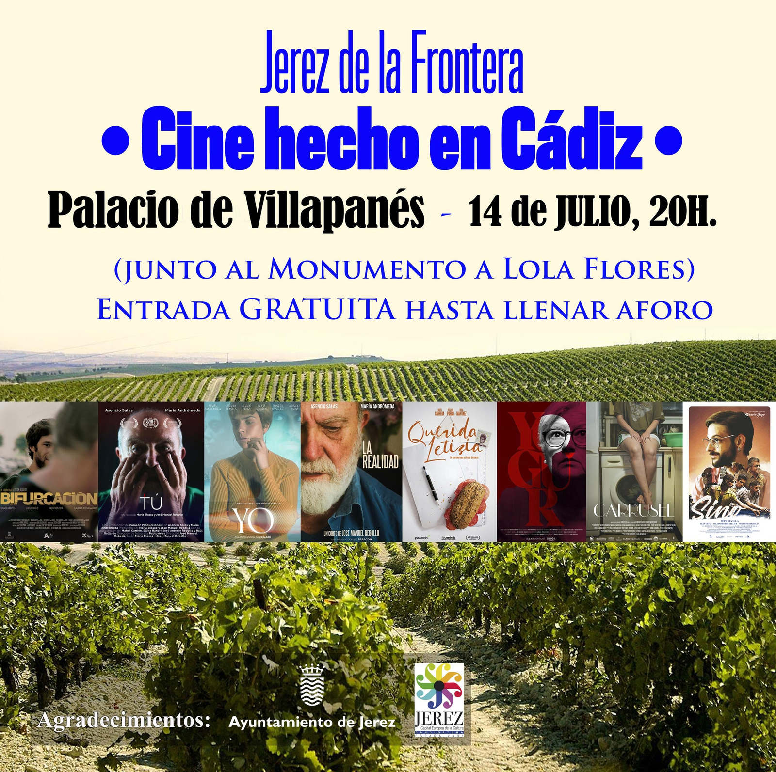 Cartel de cine hecho en Cádiz. Cartel de cine hecho en Cádiz.