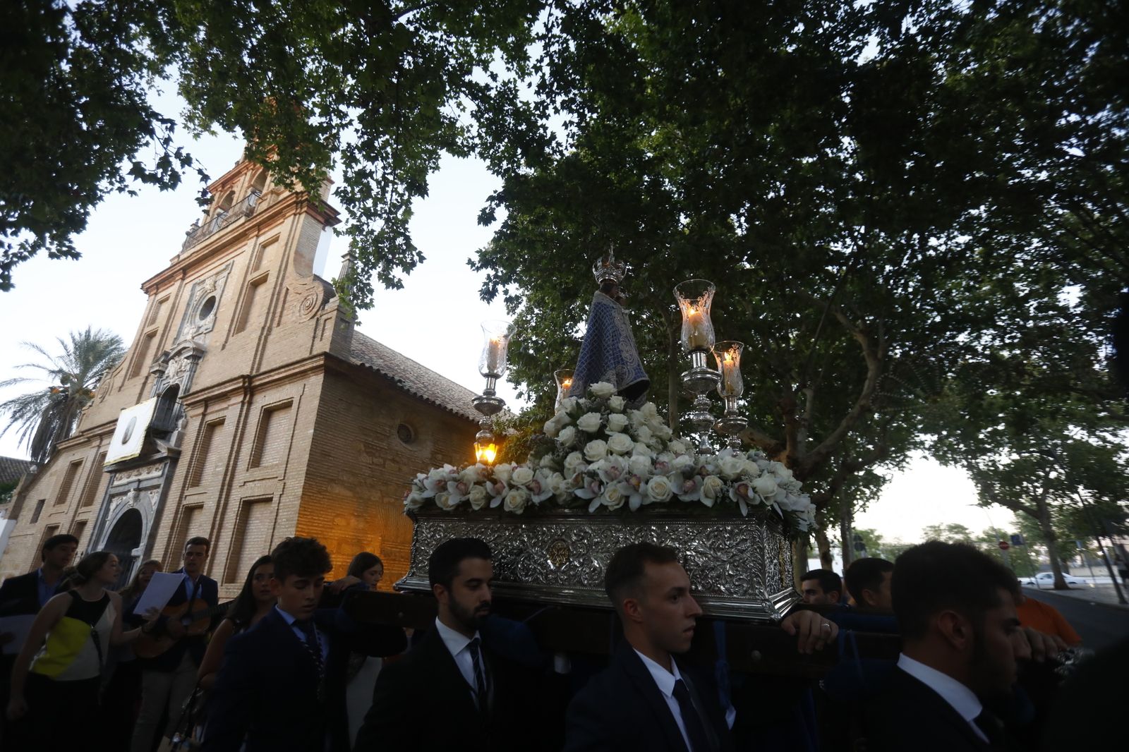 El traslado de la Virgen de la Fuensanta de Córdoba, en imágenes