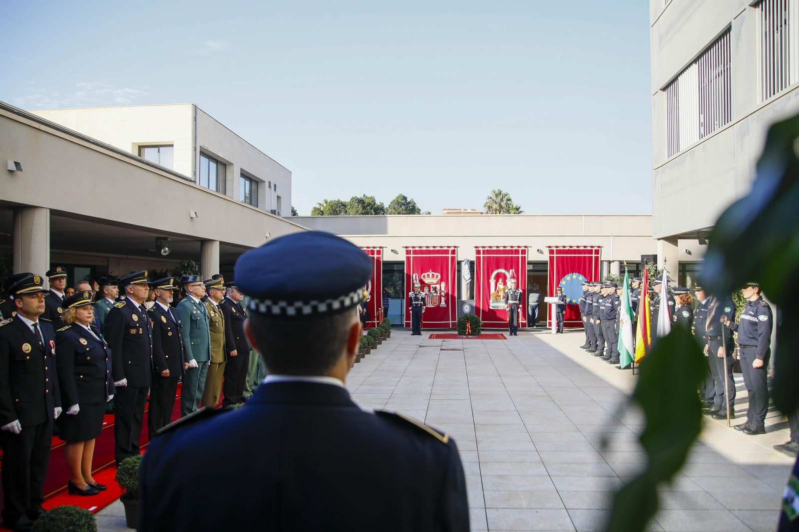 Las imágenes del acto institucional de la Policía Local de Almería con motivo de la festividad de su patrón, San Esteban