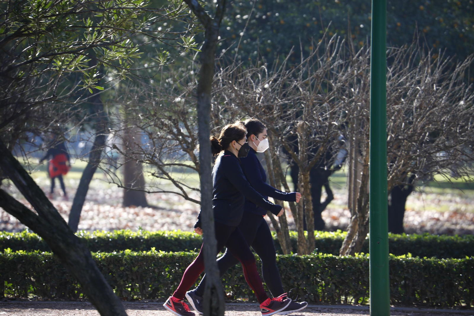 A ponerse en forma tras la Navidad: las fotografías de una jornada de entrenamiento en Córdoba