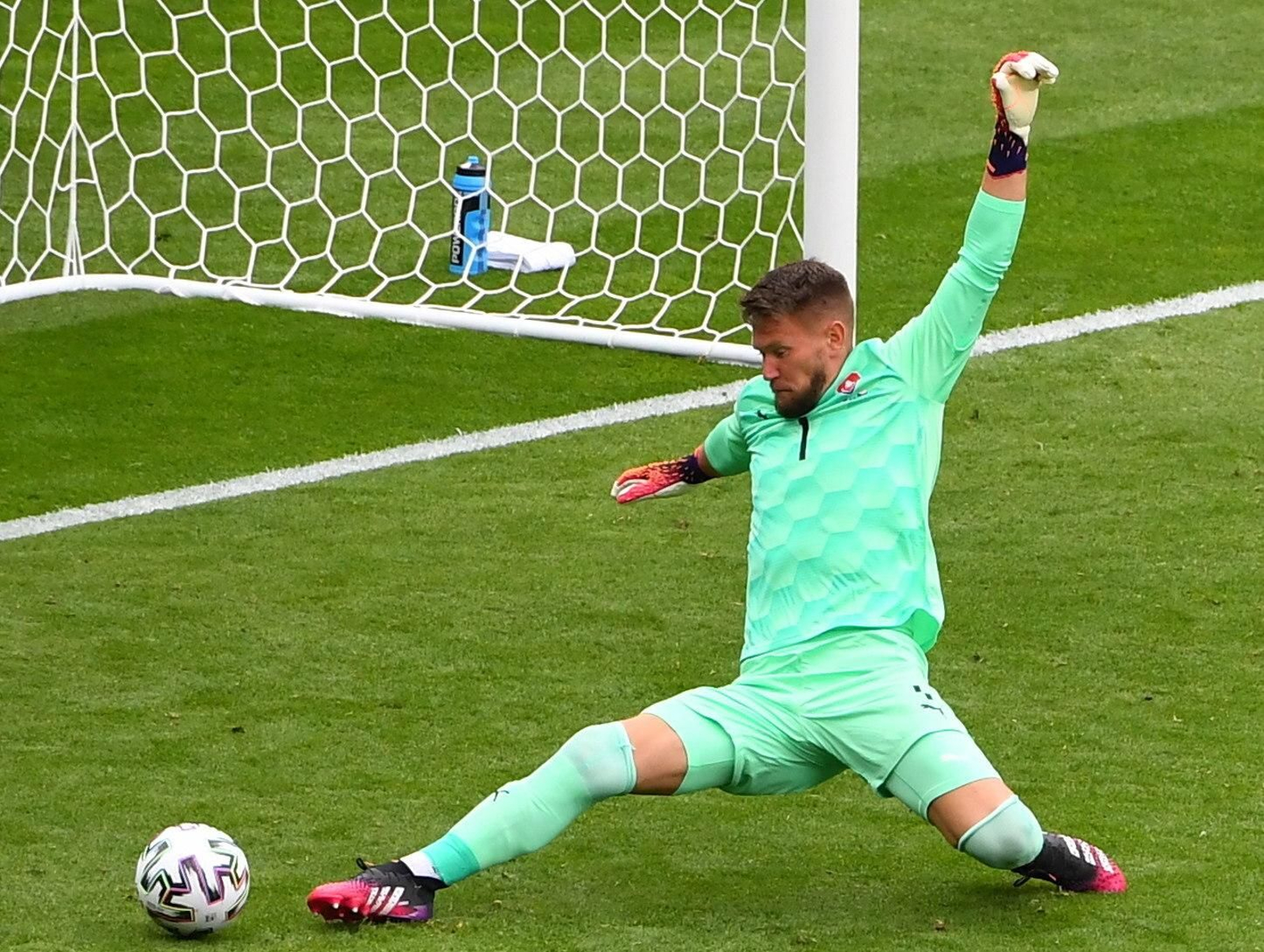 Vaclík, en una de sus intervenciones en Glasgow ante los escoceses.