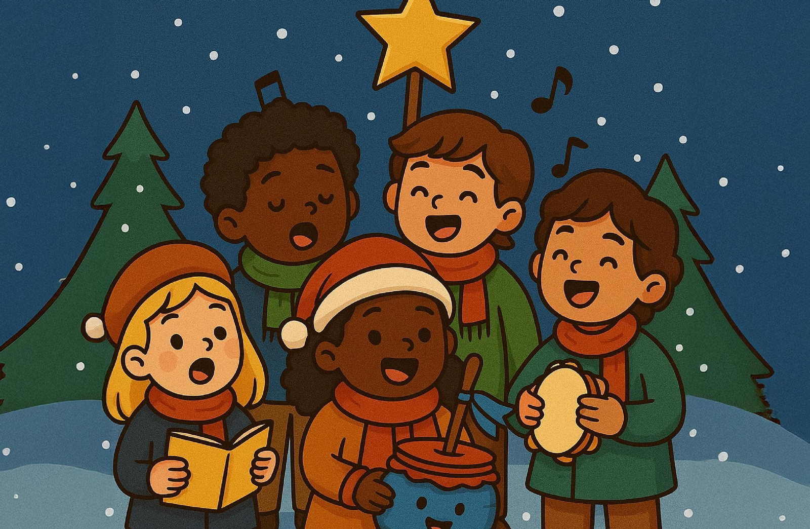 Cartel del Concurso de villancicos escolares ‘Nochebuena de Jerez’