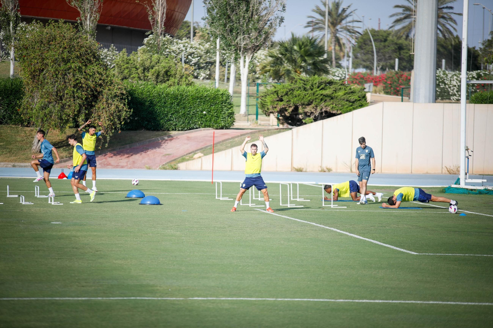 Primer entrenamiento pretemporada del Almería, en imágenes