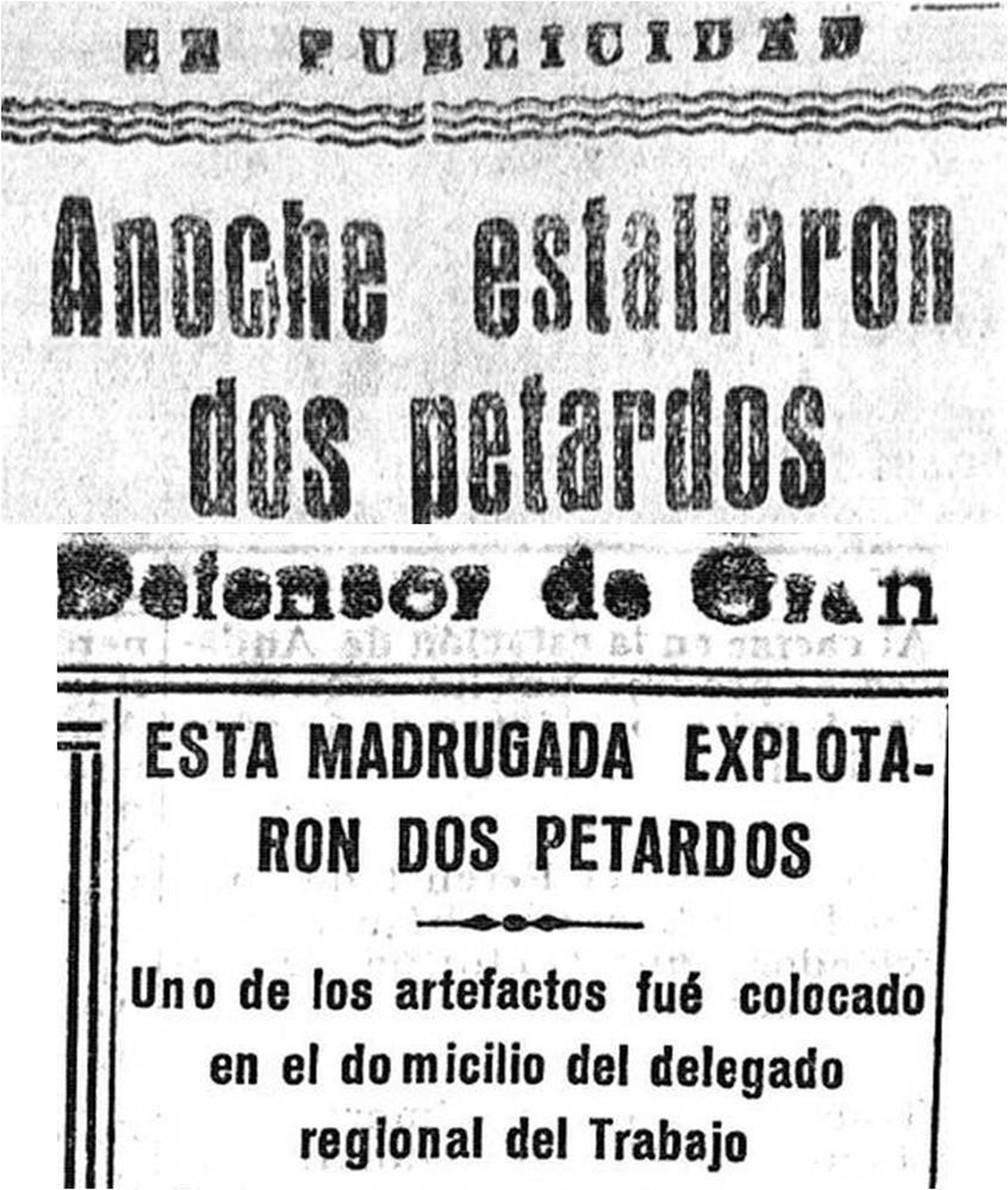 Petardos en Granada.